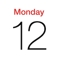 Monday the 12th