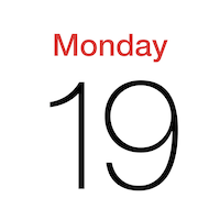 Monday the 19th