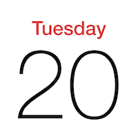 Tuesday the 20th