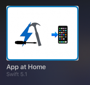 Our new App at Home playground!